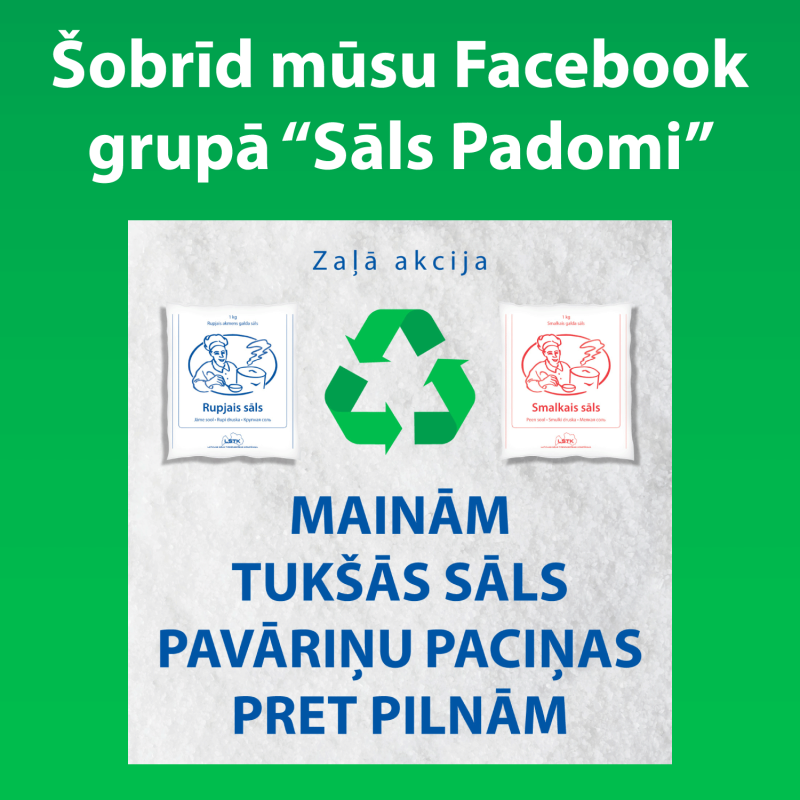 Now in our Facebook group ‘’Sāls Padomi’’