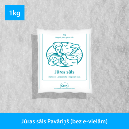 Jūras sāls Pavāriņš (bez e-vielām)